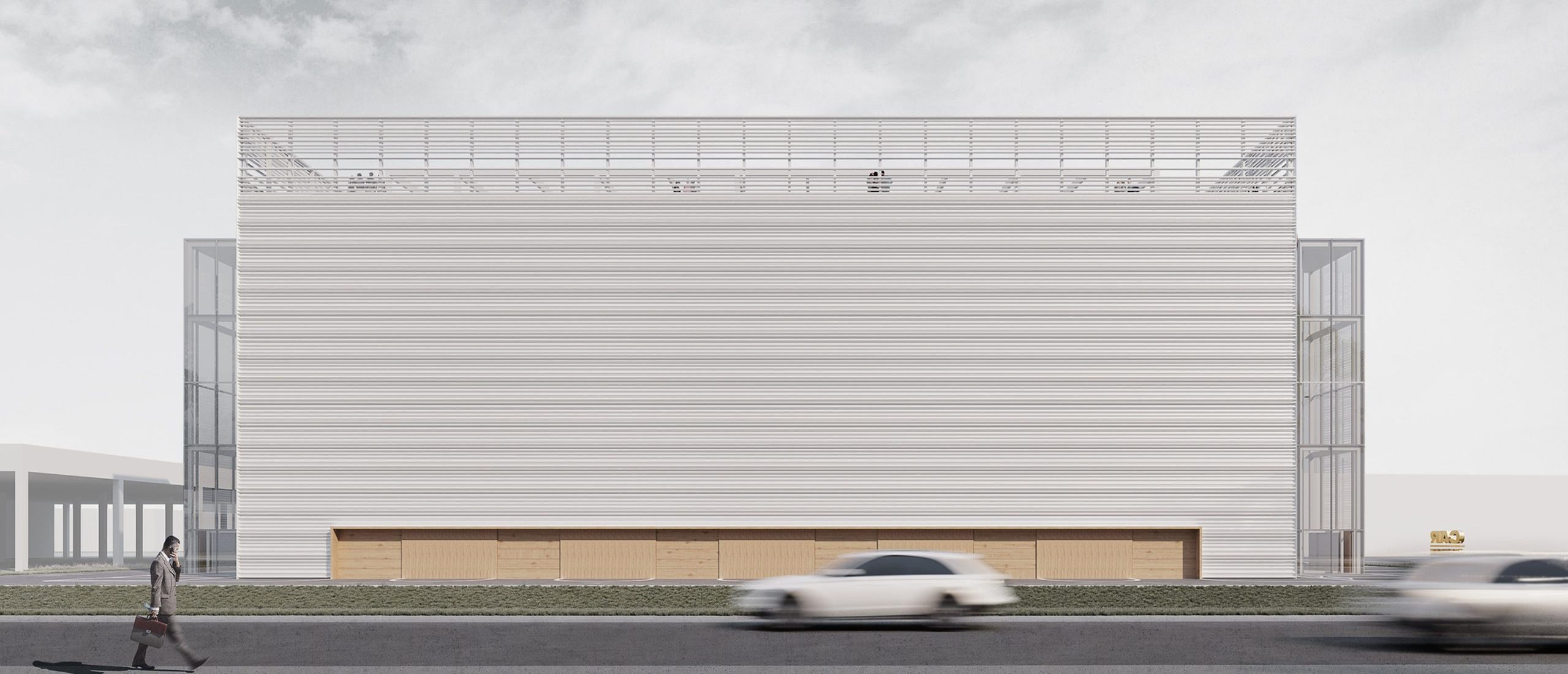 Architecture d'un garage pour voitures de collection à Zurich