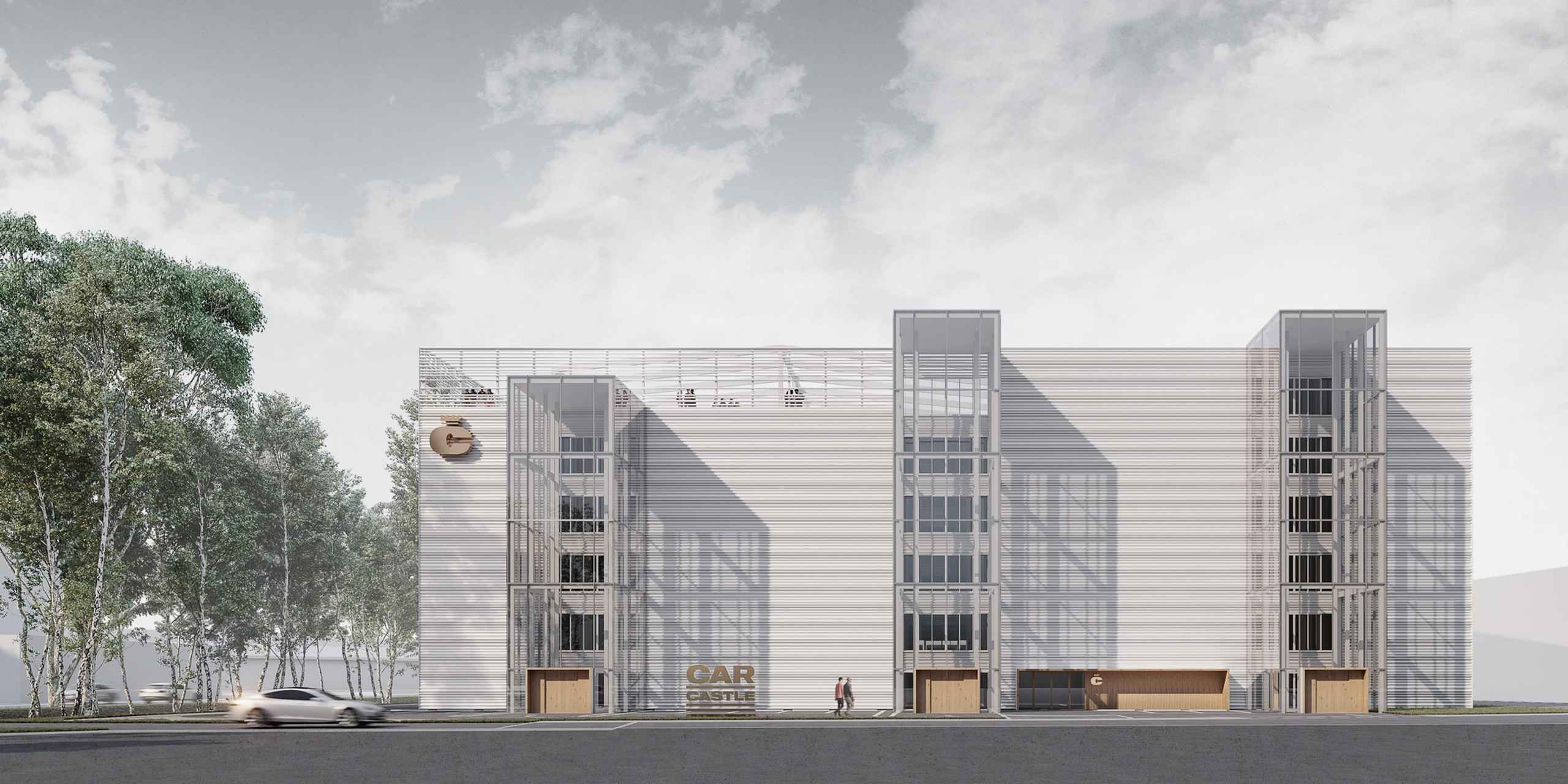 commercial architecture Garage for collectible cars Car Castle - Zurich