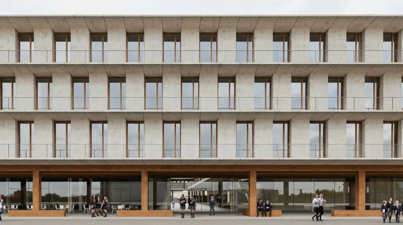 interior design - College building exterior - Sion