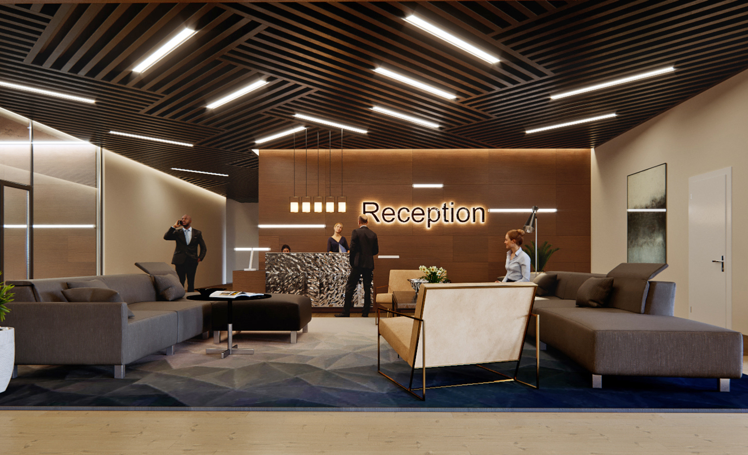 Architecture d'intérieur John's hotel - Noville en Suisse