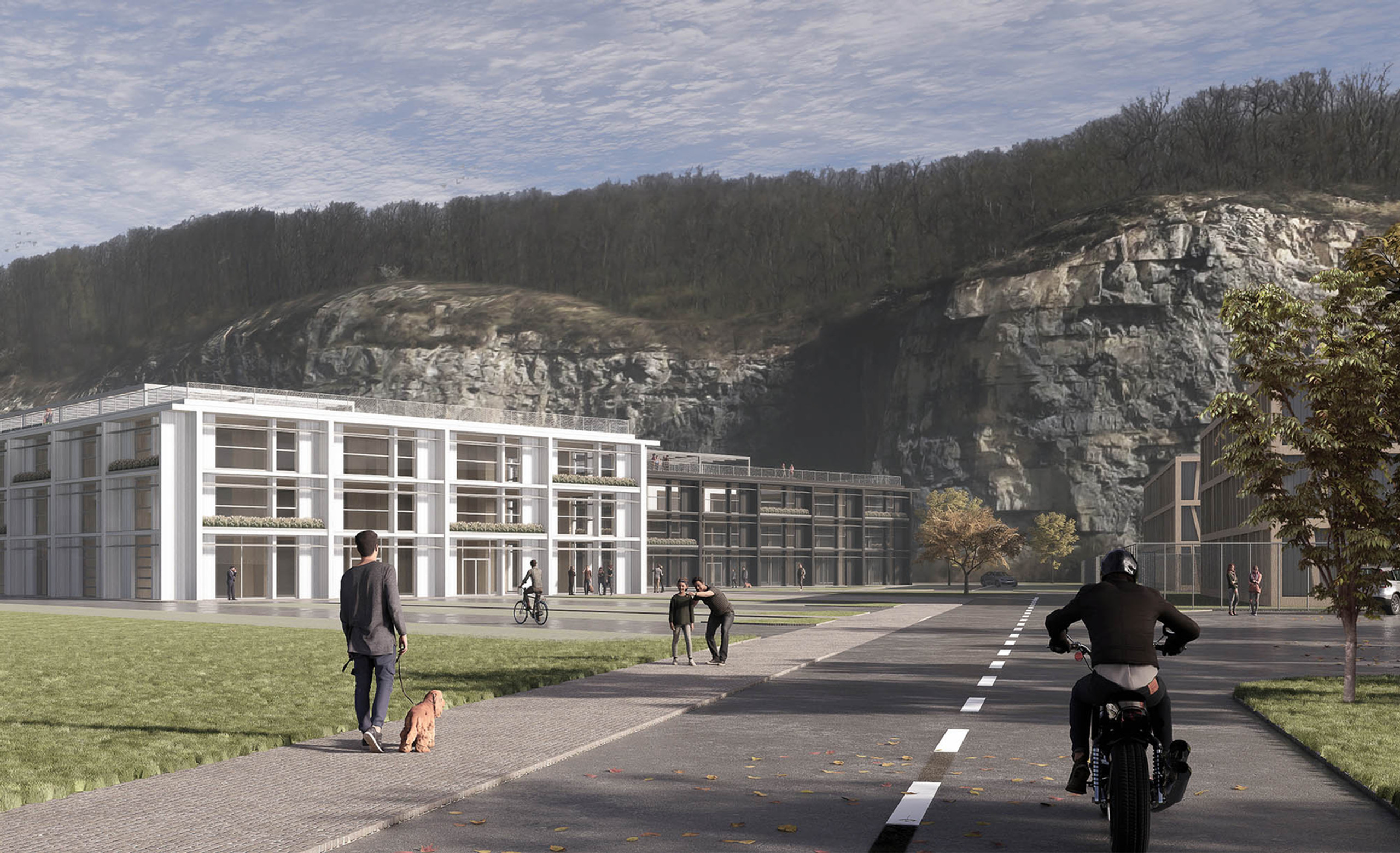 Transformation et rénovation du Be-camps Multifactory au sud de Montreux