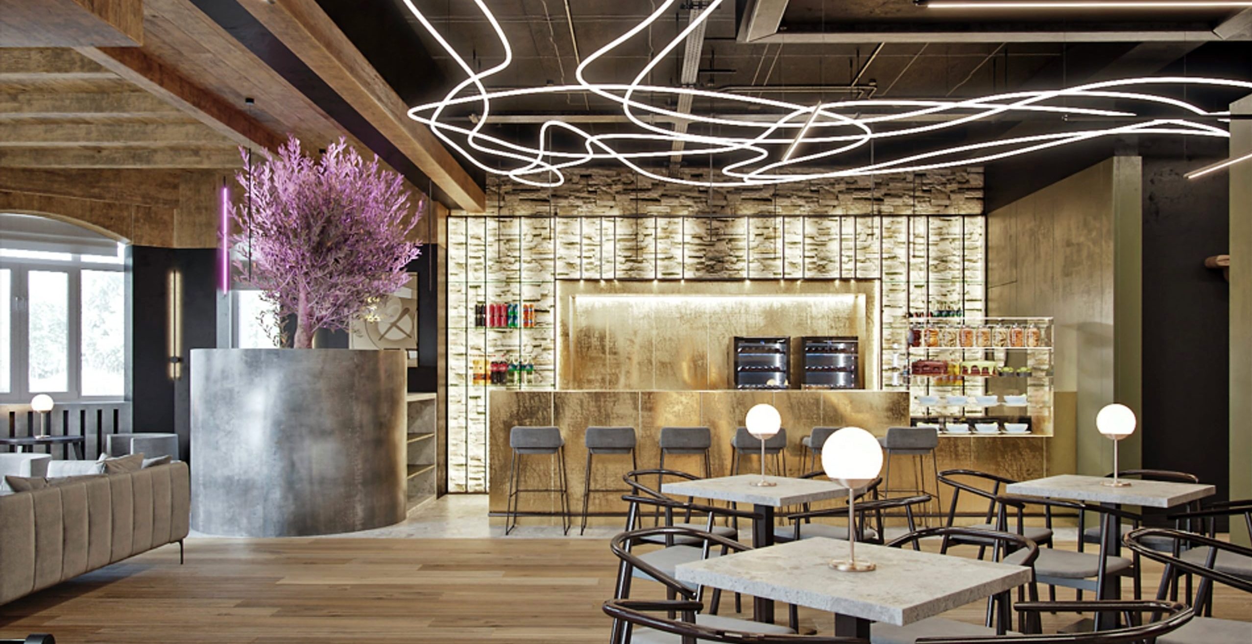 Interior design american school Leysin - Switzerland