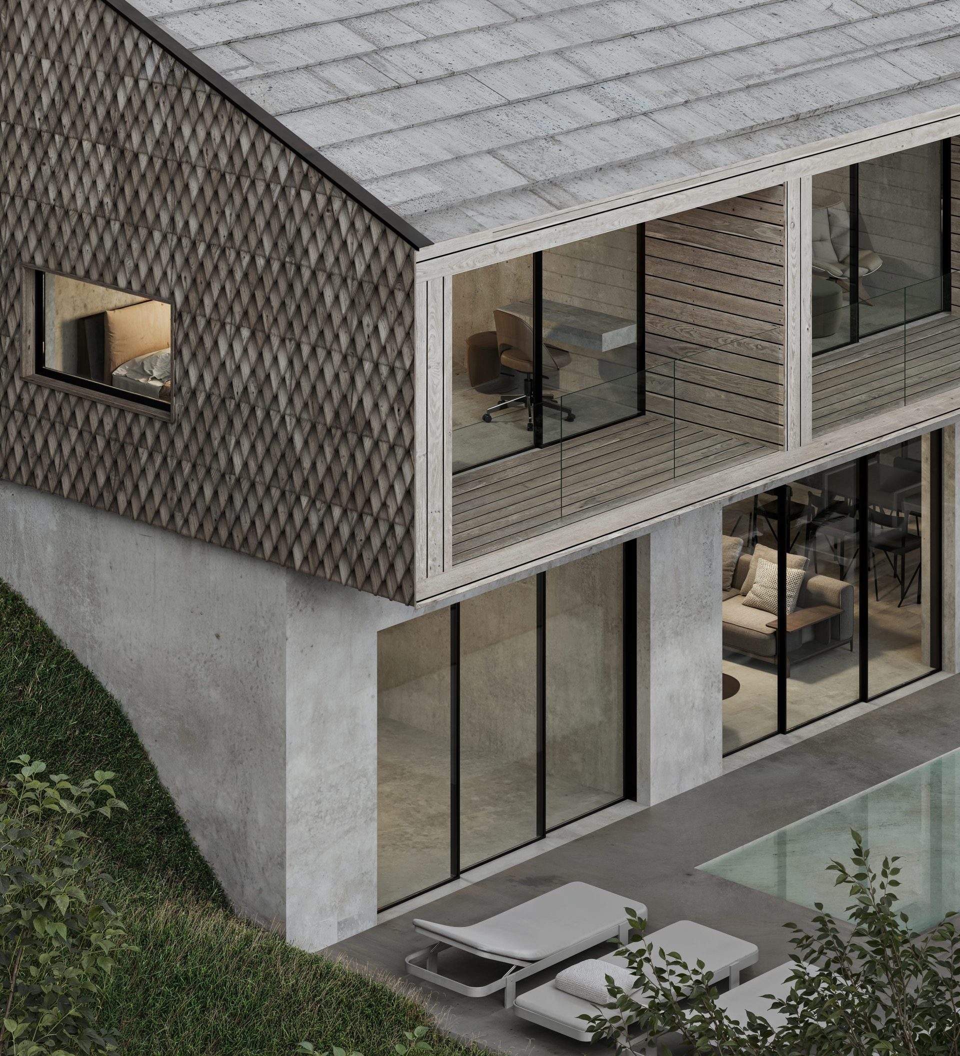 architecture d'intérieur de chalets à Nendaz - Suisse