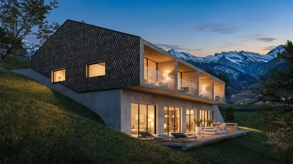Luxury Alpine House in Valais