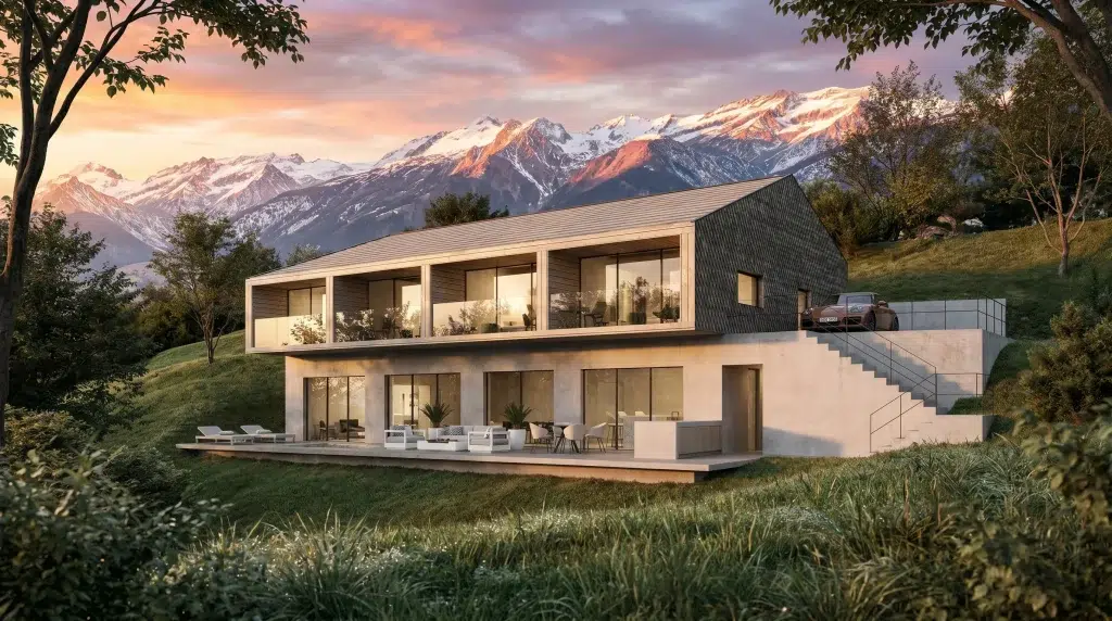 Luxury Ski Resort Chalet Switzerland