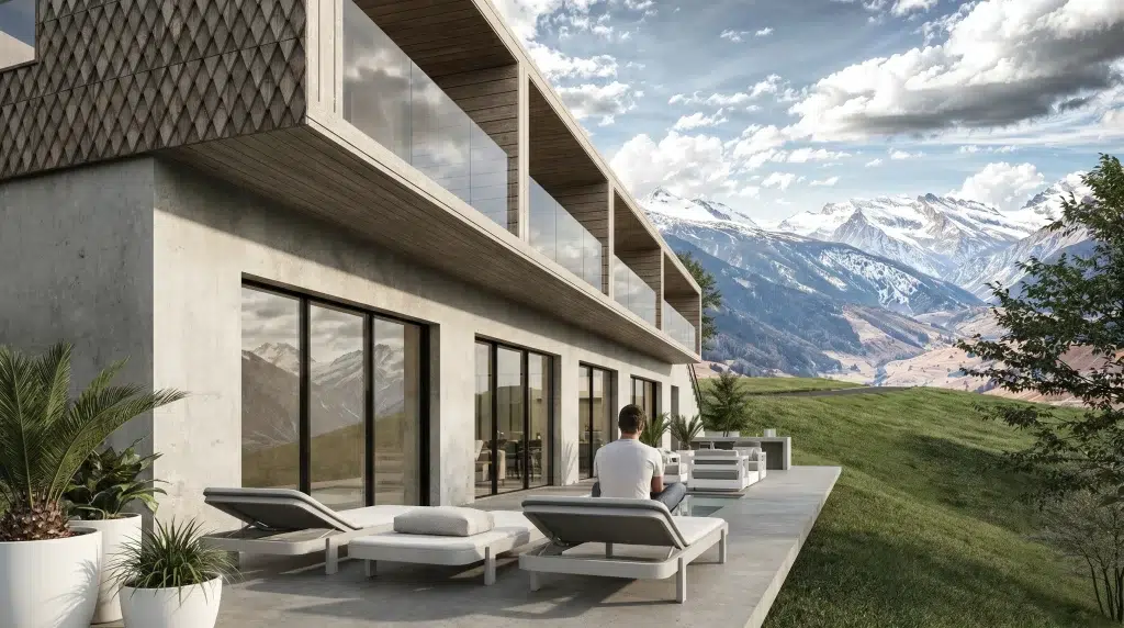 Minimalist Alpine Architecture Project