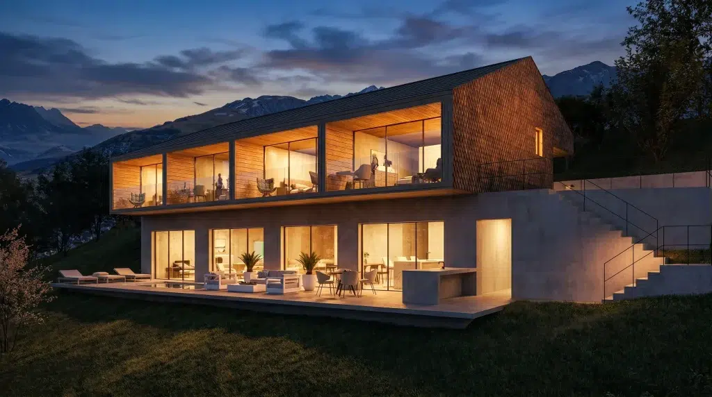 Sustainable Mountain House Architecture