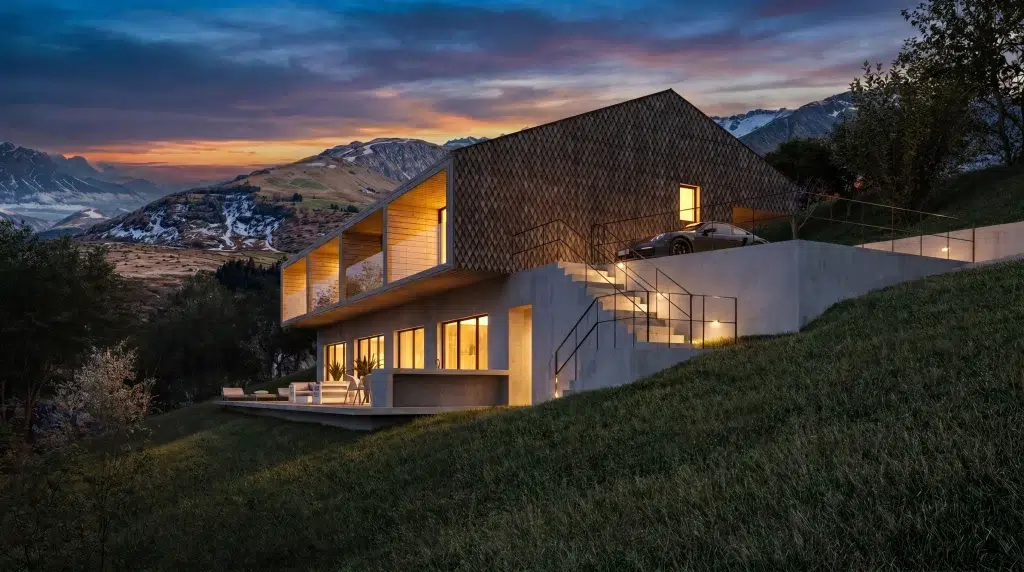 Thermo Ash Chalet Exterior