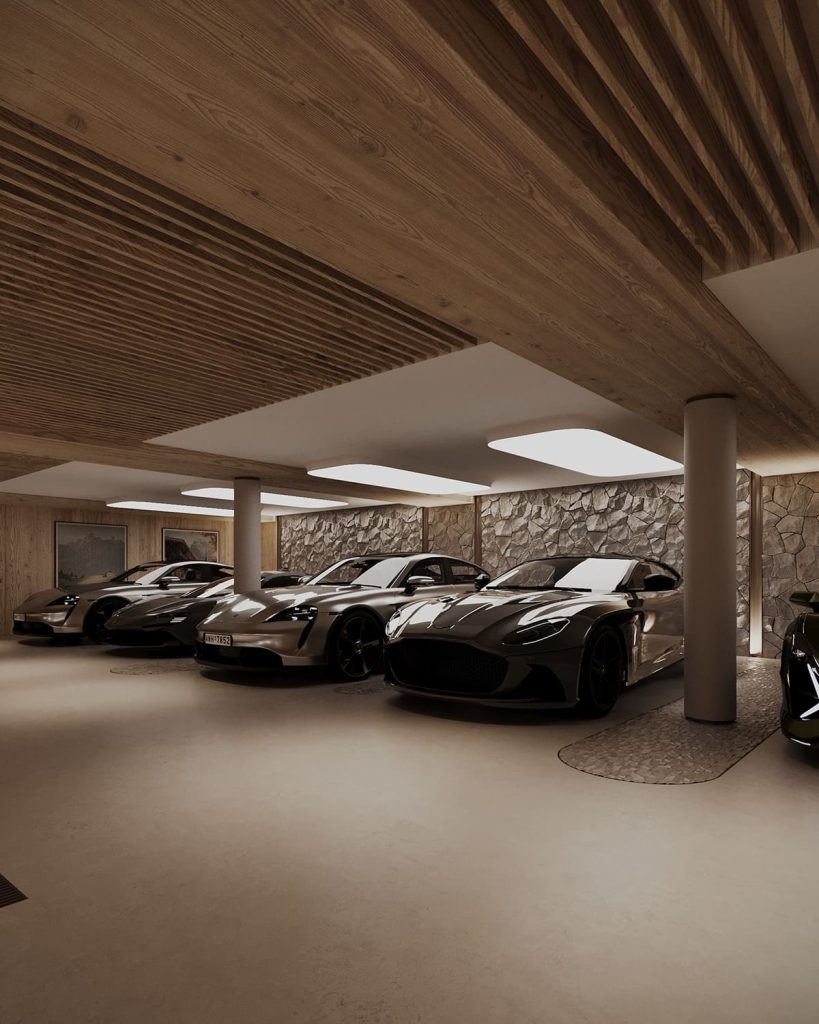 chalet garage design