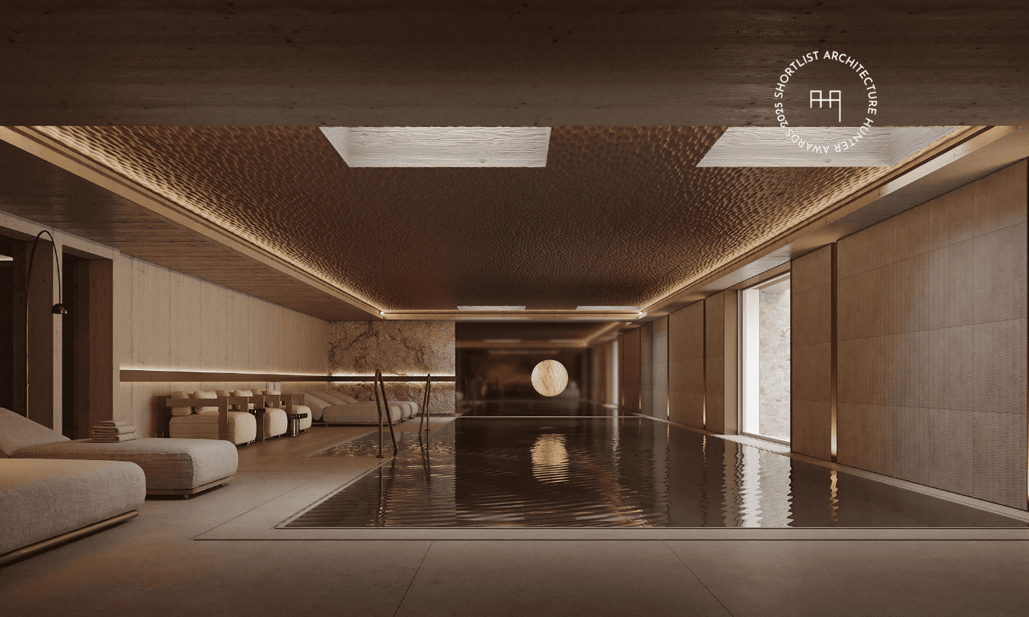 SPA aménagé par Craft & Concept, architecte à Gstaad