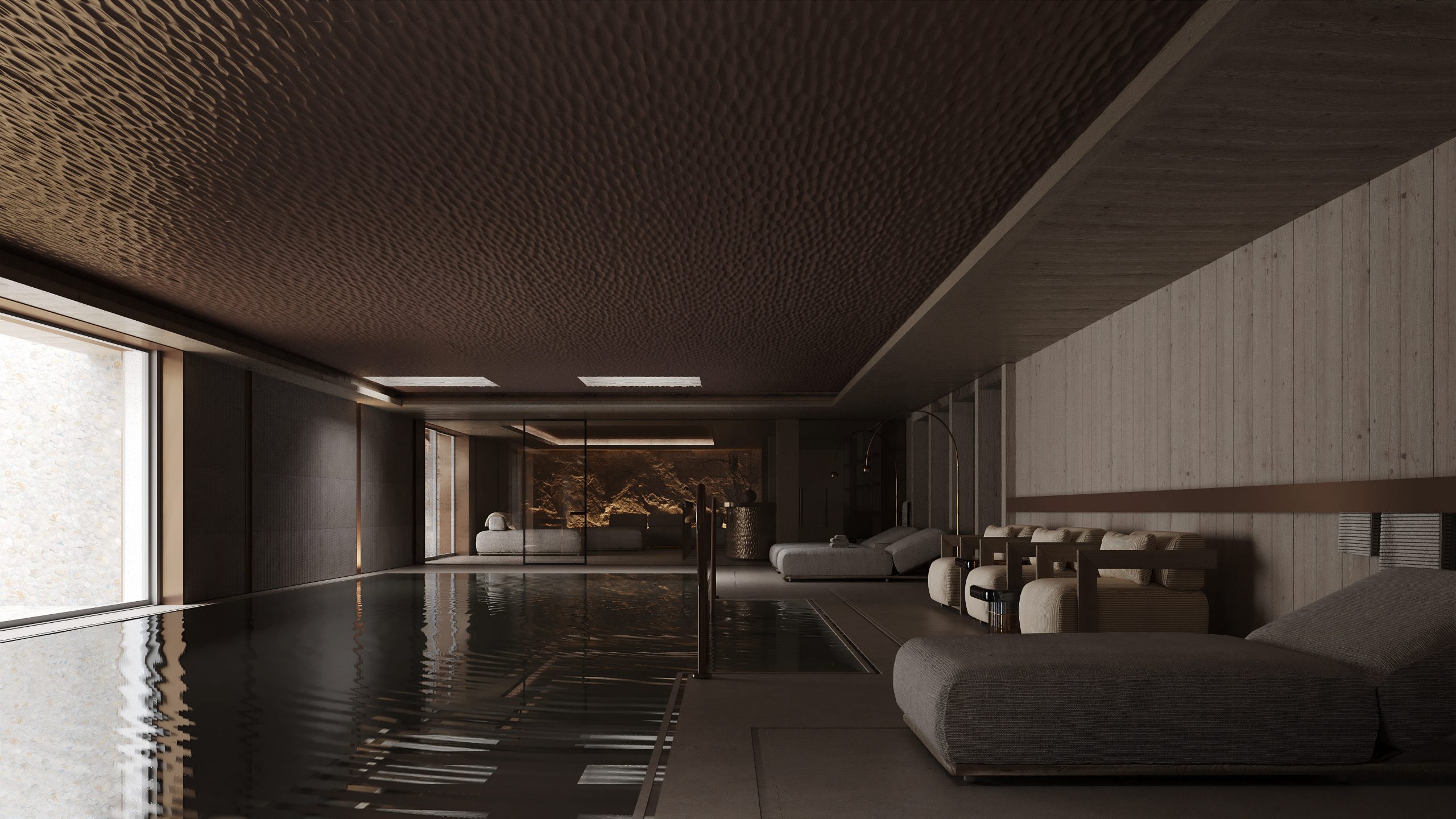 commercial interior design for spa and wellness - Gstaad