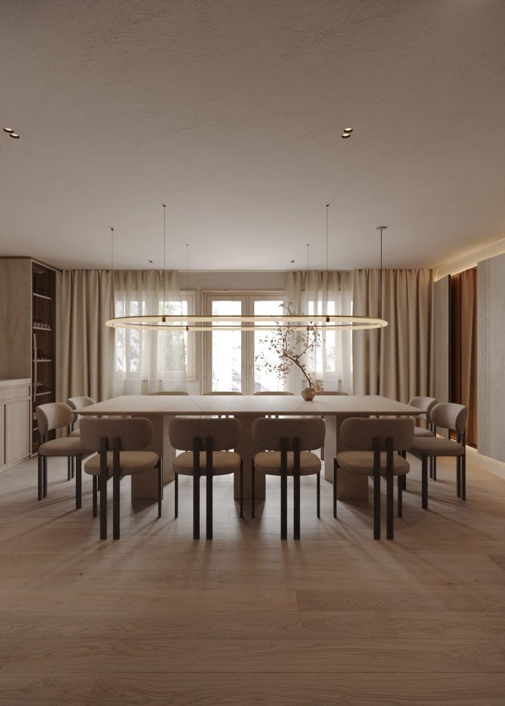 contemporary dining room