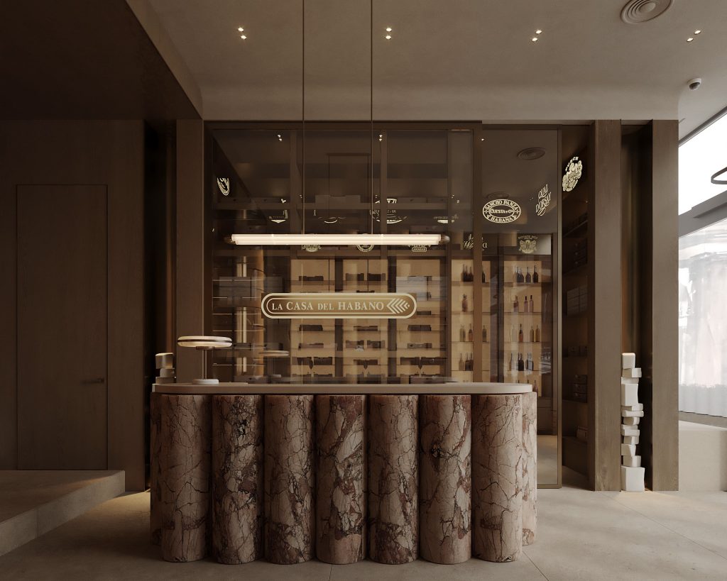 Modern cigar store