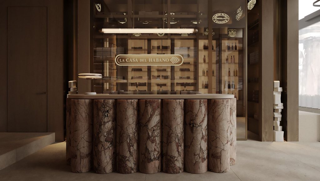 Modern cigar store