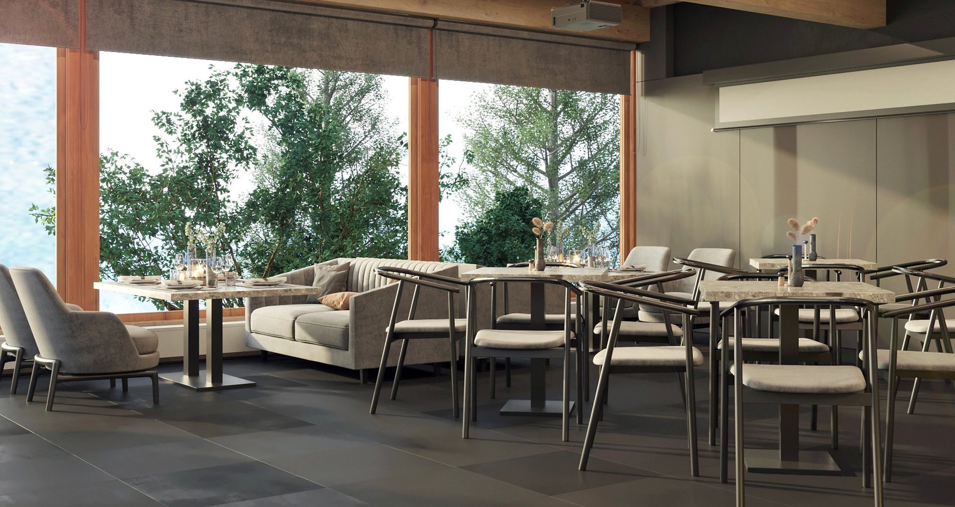 Design et Aménagement d'espace détente pour les étudiants de l'école américaine de Leysin