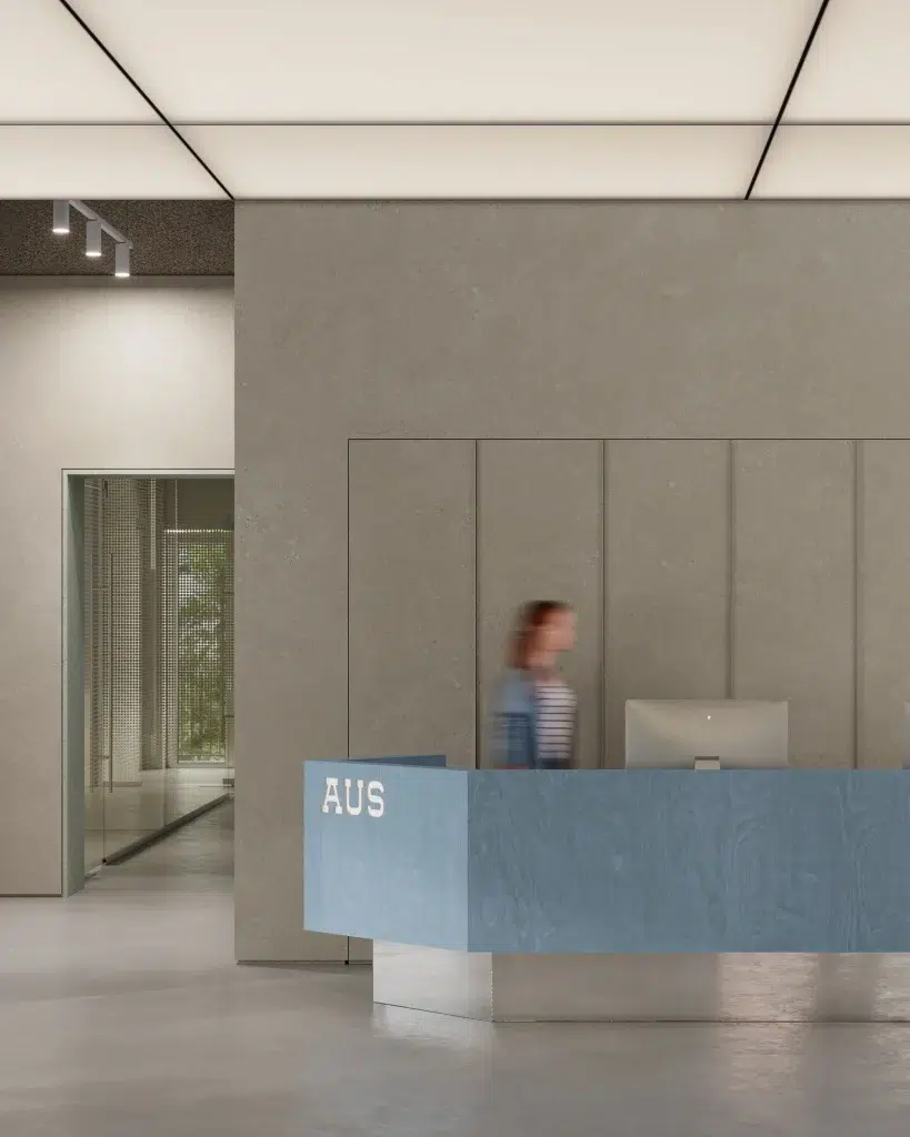 AUS Campus Clarens Switzerland interior reception area