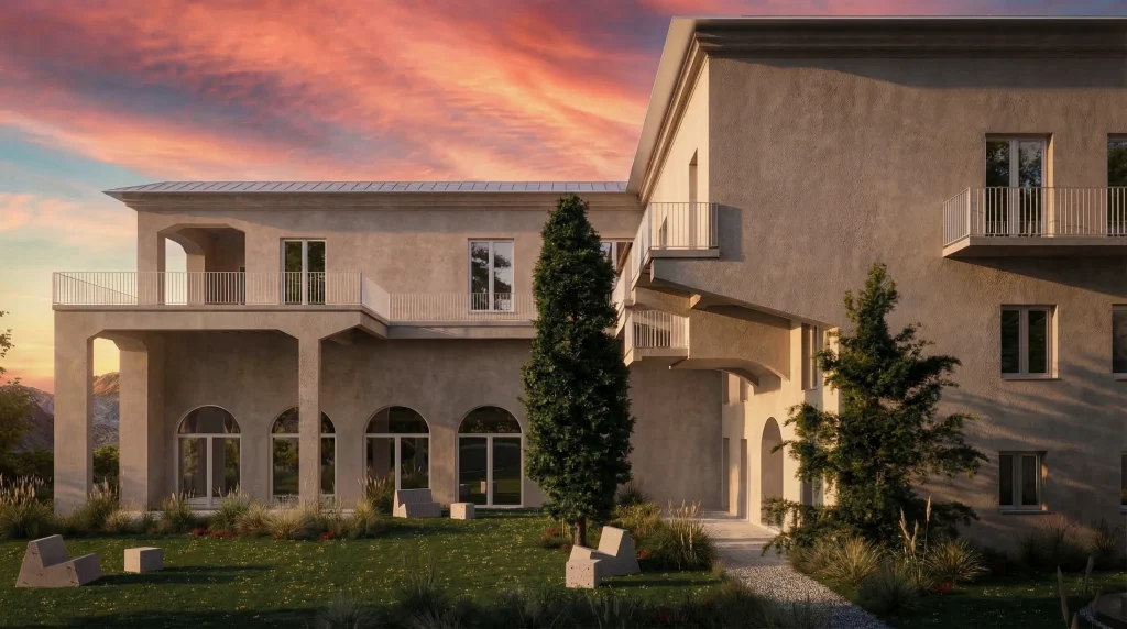 AUS Campus Clarens Switzerland exterior front facade