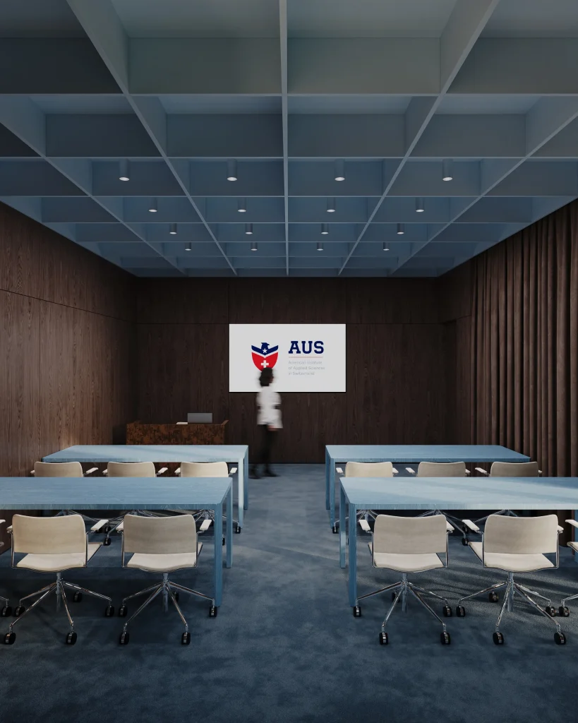 AUS Campus Clarens Switzerland classroom interior