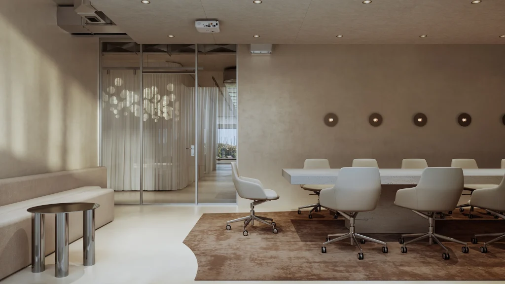 Showroom Lausanne material finishes close up