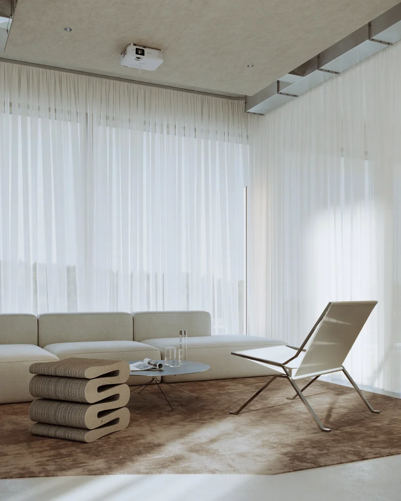 Showroom Lausanne lounge area showroom interior