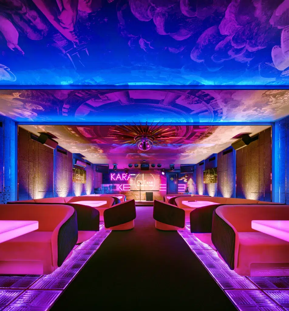Three-Level Bar Interior